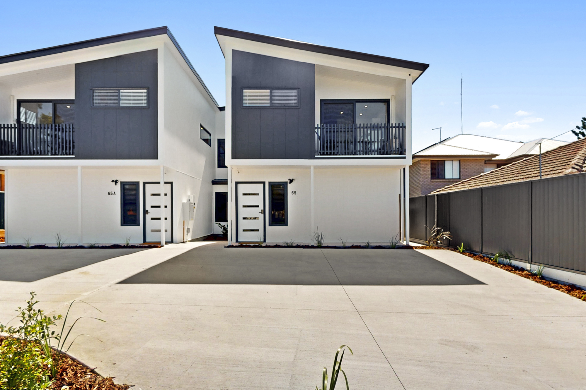 Completed development front exterior